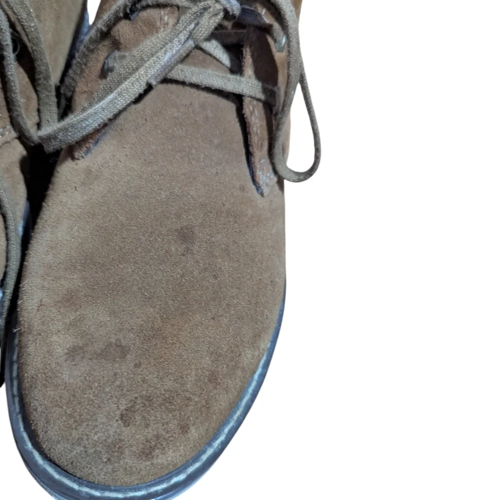 L.L Bean Stonington Brown Suede Leather Chukka Outdoors Boots Mens Sz 7.5